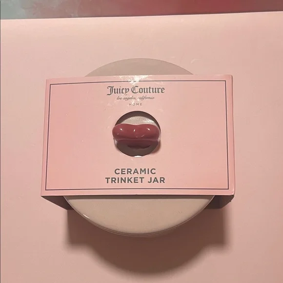 Juicy Couture Lip Ceramic Trinket Jar - Picture 2 of 2